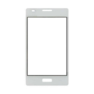 Replacement Front Glass For Lg Optimus L5 Dual E612 White By - Maxbhi.com