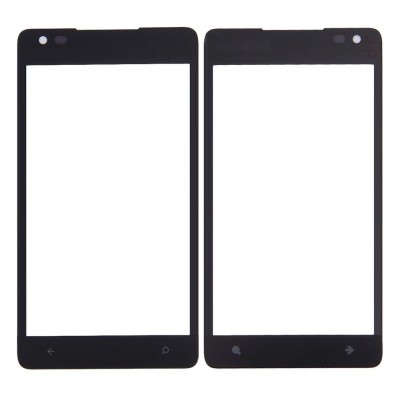 Replacement Front Glass For Nokia Lumia 900 Rm823 Magenta By - Maxbhi Com