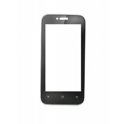 Replacement Front Glass For Panasonic T11 Black By - Maxbhi.com