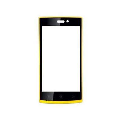 Replacement Front Glass For Iball Andi 4.5p Glitter Yellow By - Maxbhi.com