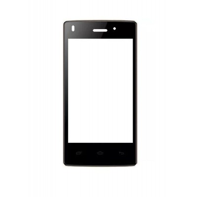 Replacement Front Glass For Intex Aqua Y2 Ultra Black By - Maxbhi.com