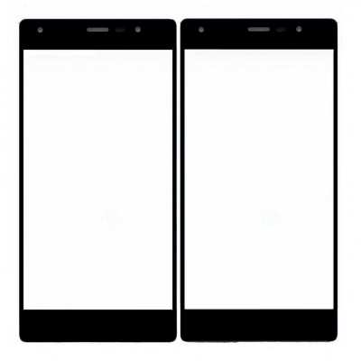 Replacement Front Glass For Lyf F1s Black By - Maxbhi Com