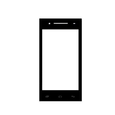Replacement Front Glass For Xolo Q520s Silver By - Maxbhi.com