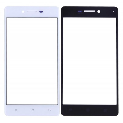 Replacement Front Glass For Oppo R7 Lite Silver By - Maxbhi Com