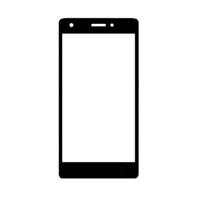Replacement Front Glass For Lava V2s Black By - Maxbhi.com