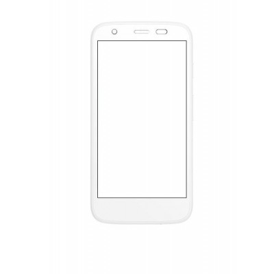 Replacement Front Glass For Motorola Moto G 4g White By - Maxbhi.com