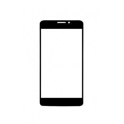 Replacement Front Glass For Alcatel Onetouch Idol X 6040d Black By - Maxbhi Com