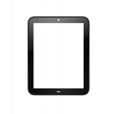 Replacement Front Glass For Hp Touchpad Black By - Maxbhi.com