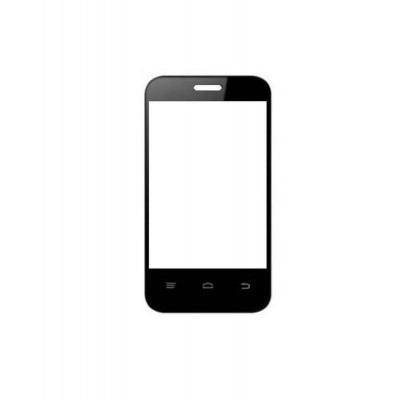 Replacement Front Glass For Intex Cloud X Plus Black By - Maxbhi.com