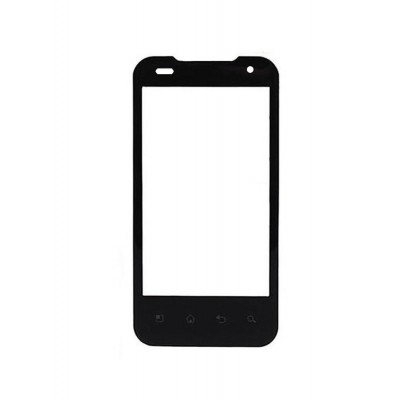 Replacement Front Glass For Lg Optimus 2x P999 Black By - Maxbhi.com