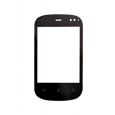 Replacement Front Glass For Micromax Superfone Punk A44 Black By - Maxbhi.com