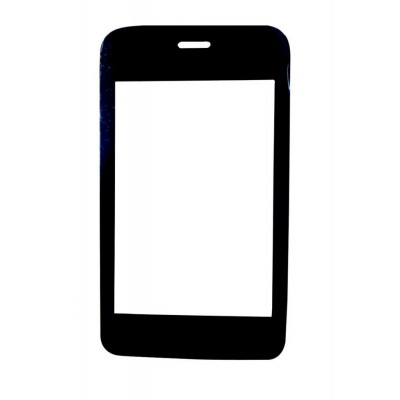 Replacement Front Glass For Micromax X458 Black By - Maxbhi.com