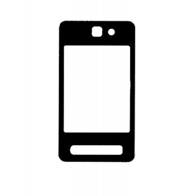 Replacement Front Glass For Samsung F480 Black By - Maxbhi.com