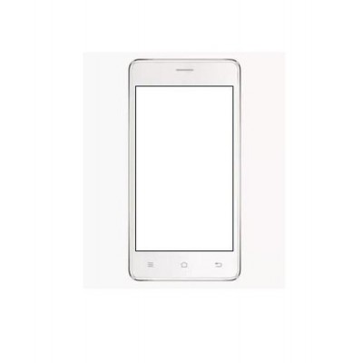 Replacement Front Glass For Hitech Amaze S3 White By - Maxbhi.com