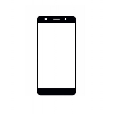 Replacement Front Glass For Huawei Y6 Pro Black By - Maxbhi.com