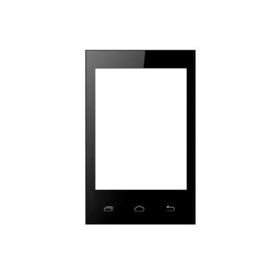 Replacement Front Glass For Karbonn A104 Black By - Maxbhi.com