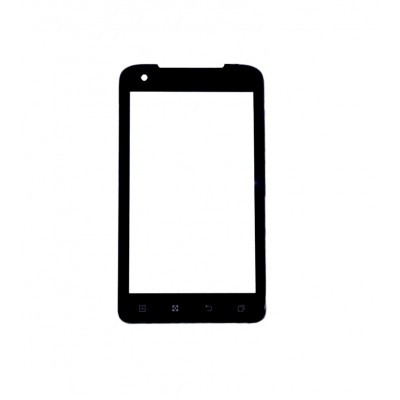 Replacement Front Glass For Lenovo A660 Black By - Maxbhi.com