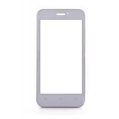 Replacement Front Glass For Iball Andi 4.5 Ripple 1gb Ips White By - Maxbhi.com