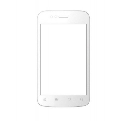 Replacement Front Glass For Micromax Superfone Punk A45 White By - Maxbhi.com