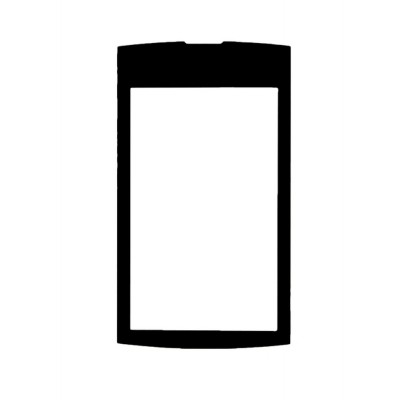 Replacement Front Glass For Nokia Asha 306 White By - Maxbhi.com