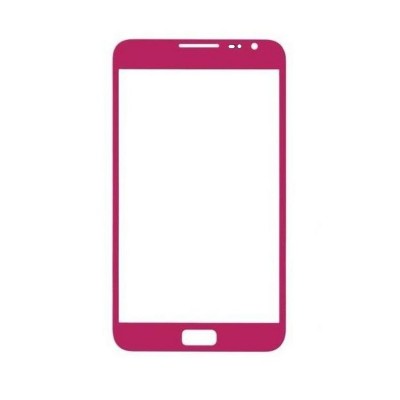 Replacement Front Glass For Samsung Galaxy Note Pink By - Maxbhi.com