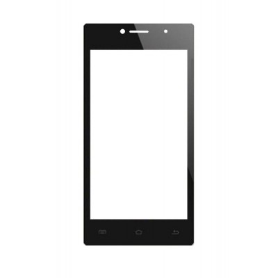 Replacement Front Glass For Spice Smart Flo Poise Mi451 Black By - Maxbhi.com