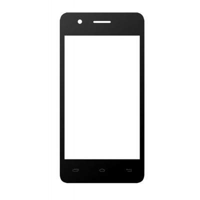 Replacement Front Glass For Cherry Mobile Flare S3 Mini Black By - Maxbhi.com
