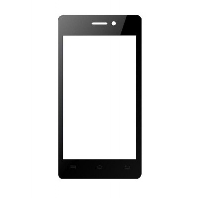 Replacement Front Glass For Lava Flair P2 Black By - Maxbhi.com