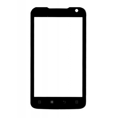 Replacement Front Glass For Lenovo P700i Black By - Maxbhi.com