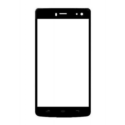 Replacement Front Glass For Spice Proton 5 Black By - Maxbhi.com