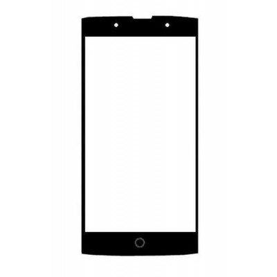 Replacement Front Glass For Alcatel One Touch Flash 2 Black By - Maxbhi.com