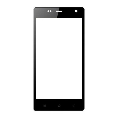Replacement Front Glass For Karbonn Titanium S21 Black By - Maxbhi.com