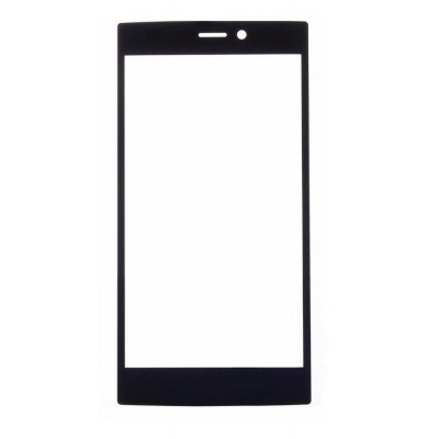 Replacement Front Glass For Wiko Ridge Fab 4g Black Grey By - Maxbhi.com