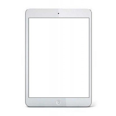 Replacement Front Glass For Apple Ipad Mini 3 Wifi 128gb White By - Maxbhi.com