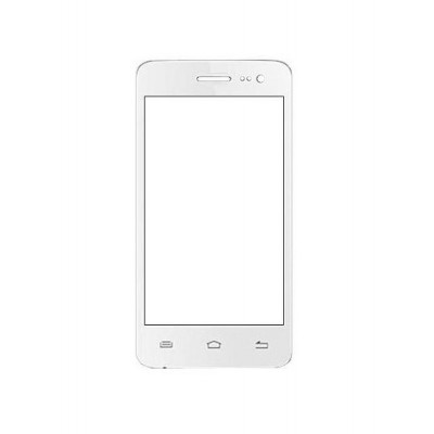 Replacement Front Glass For Videocon Z40 Pro White By - Maxbhi.com