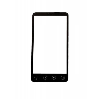 Replacement Front Glass For Htc Evo 3d Black By - Maxbhi.com
