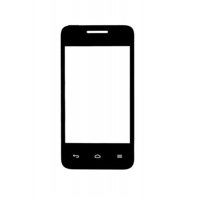 Replacement Front Glass For Huawei Ascend Y221 Black By - Maxbhi.com