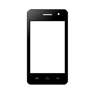 Replacement Front Glass For Intex Aqua P3 Black By - Maxbhi.com