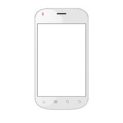Replacement Front Glass For Karbonn K76 White By - Maxbhi.com