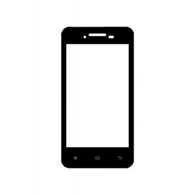 Replacement Front Glass For Onida I4 Black By - Maxbhi.com