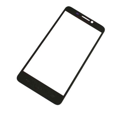 Replacement Front Glass For Alcatel One Touch Idol Silver By - Maxbhi.com