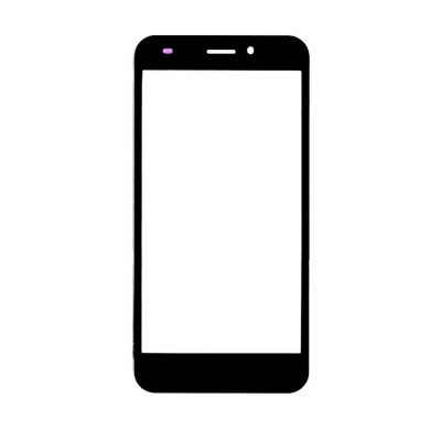 Replacement Front Glass For Lyf Wind 5 Black By - Maxbhi.com