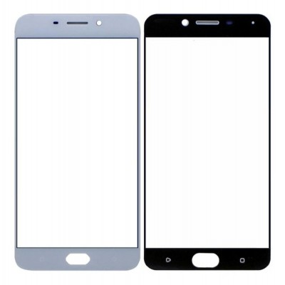 Replacement Front Glass For Oppo R9 White By - Maxbhi Com