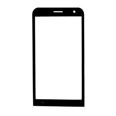 Replacement Front Glass For Asus Zenfone 2 Deluxe 64gb Black By - Maxbhi.com