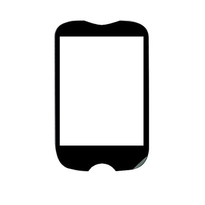 Replacement Front Glass For Celkon C5050 Black By - Maxbhi.com