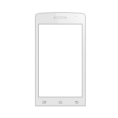 Replacement Front Glass For Champion My Phone 43 Gold By - Maxbhi.com