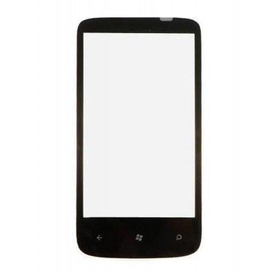 Replacement Front Glass For Htc 7 Mozart Hd3 T8698 Black By - Maxbhi.com
