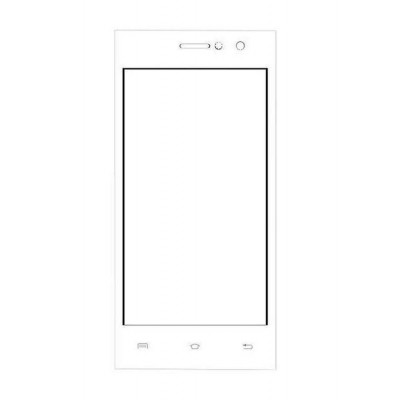 Replacement Front Glass For Lava A76 White By - Maxbhi.com