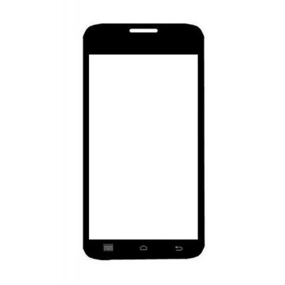 Replacement Front Glass For Maxx Msd7 3g Ax51 Black By - Maxbhi.com