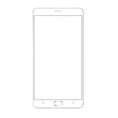 Replacement Front Glass For Gionee Marathon M5 Enjoy Black By - Maxbhi.com